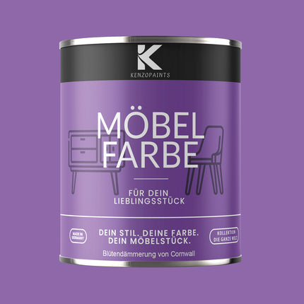 Kenzopaints Möbelfarbe Möbellack Buntlack - 2,5Liter - Farbmanufaktur Contura Berkemeier - Farbmanufaktur Contura Berkemeier