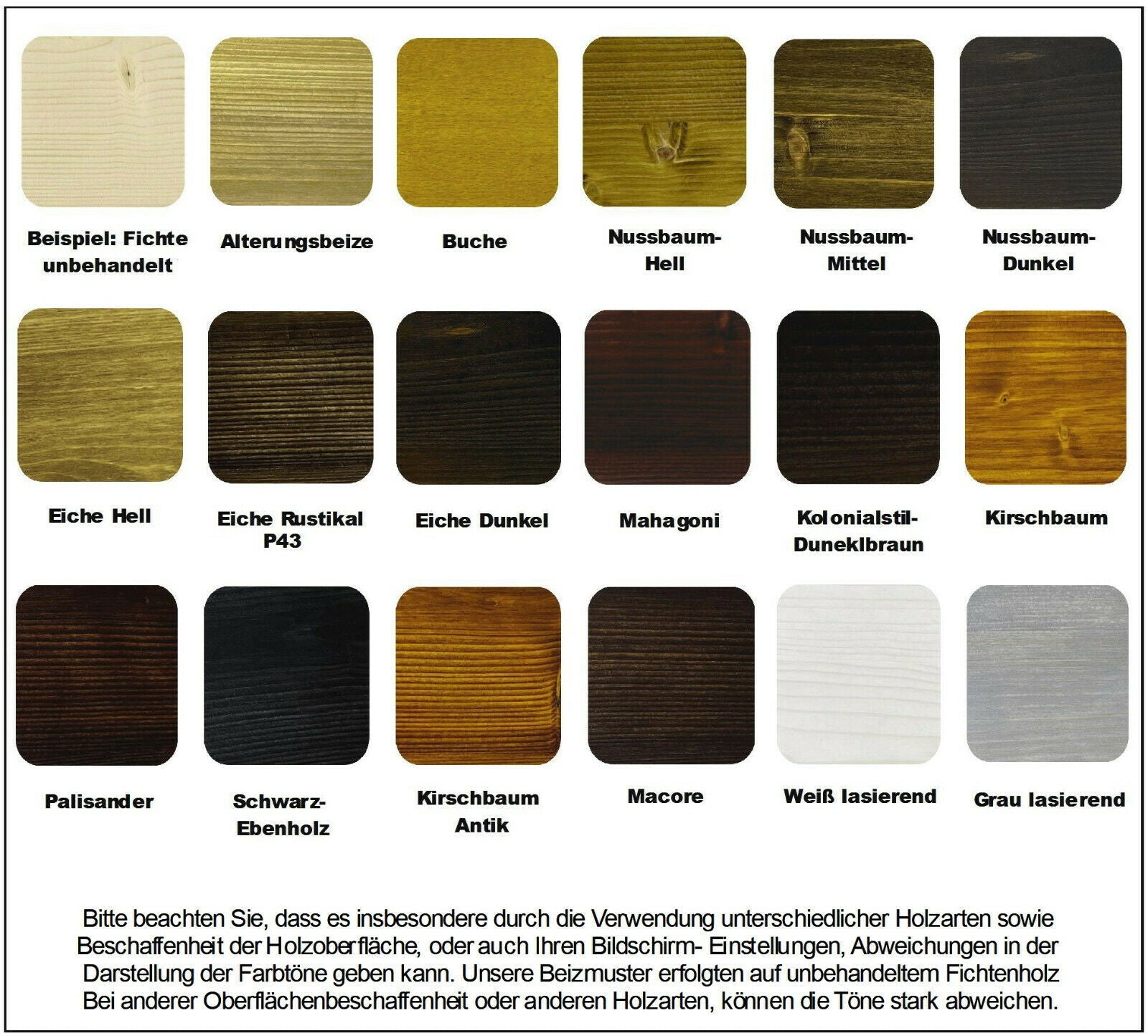 Contura Holzbeize Tischler Beize 50ml. Beizprobe Pinselflasche Holz Farbe Wasserbeize Parkett Antik Möbel Holzfarbe - Farbmanufaktur Contura Berkemeier22601