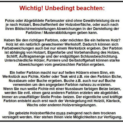 Contura Holzbeize Wasserbeize Möbel Farbe 1Liter - Farbmanufaktur Contura Berkemeier72064