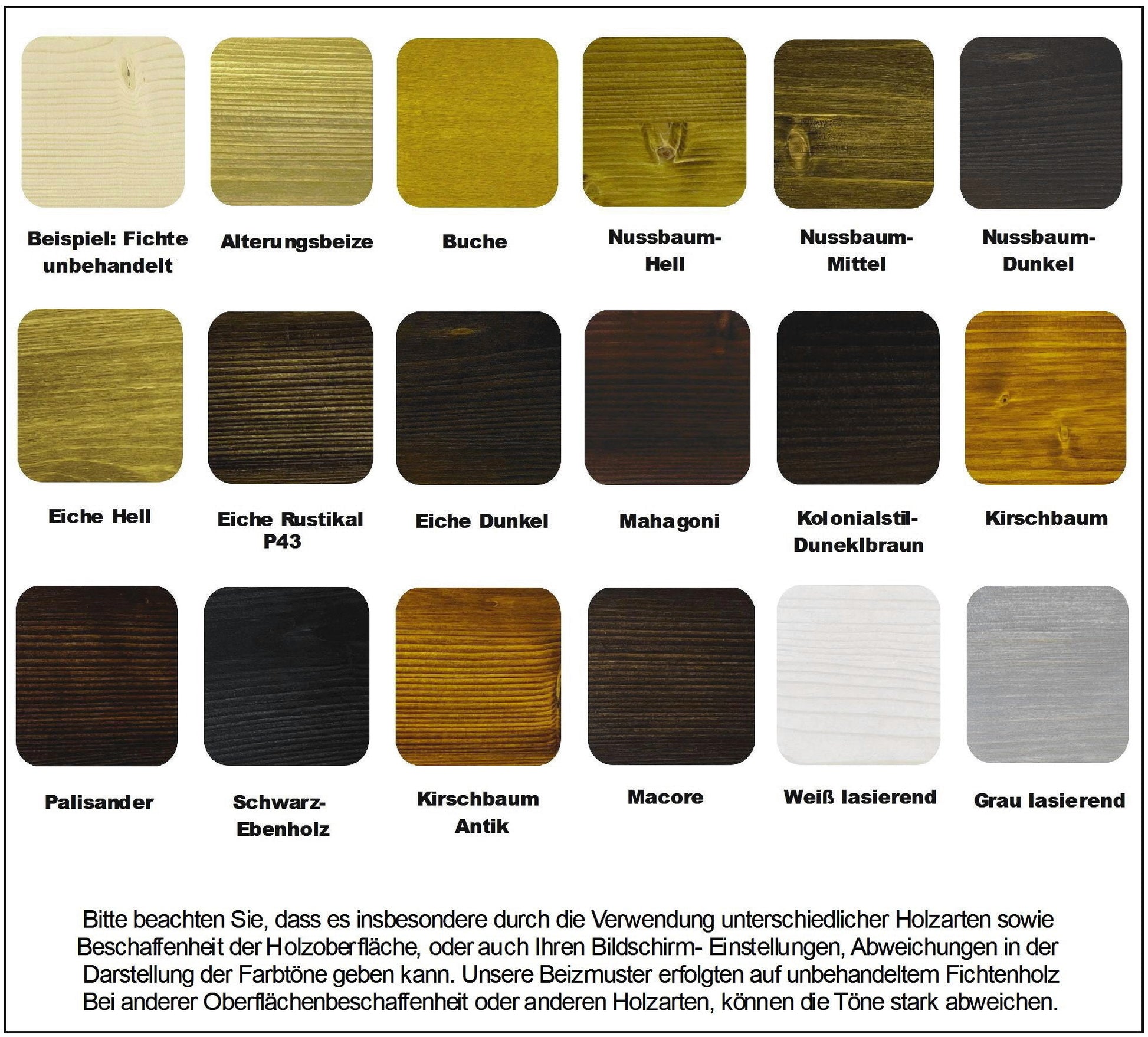 Contura Holzbeize Wasserbeize Möbel Farbe 1Liter - Farbmanufaktur Contura Berkemeier72064