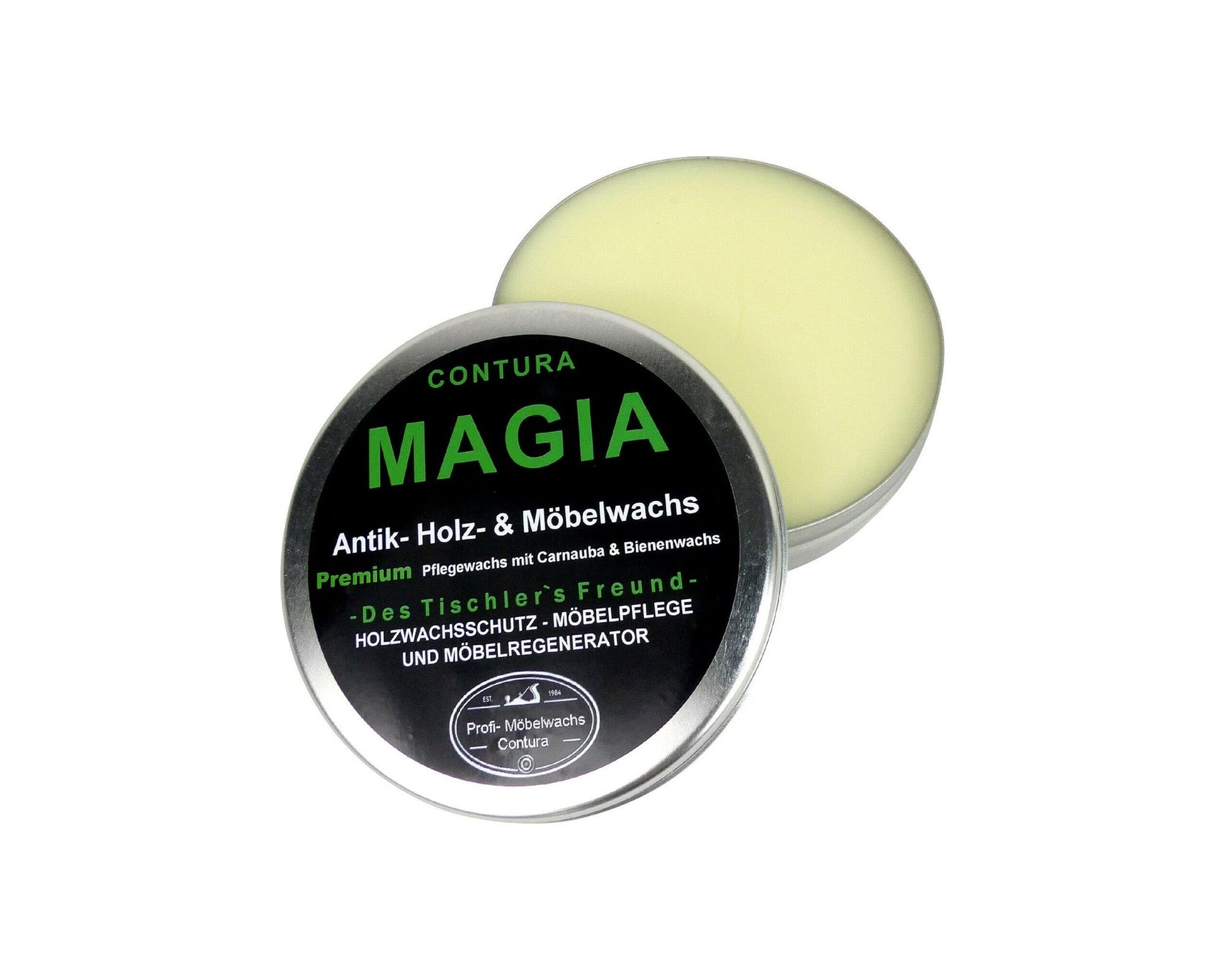 Contura Premium Holzwachs 150ml. Mobelwachs Magia Möbelpflege Antikwachs Möbelpolitur - Farbmanufaktur Contura Berkemeier72139